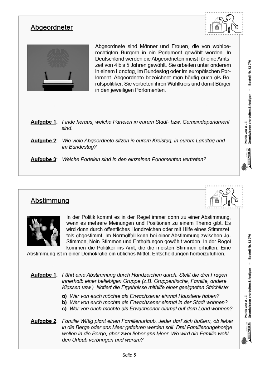 Politik von A bis Z  / Band 1