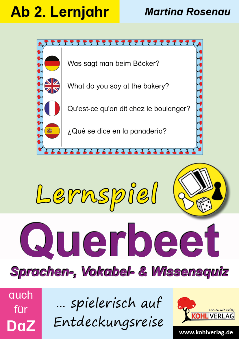Lernspiel Querbeet - Sprachen-, Vokabel- & Wissensquiz