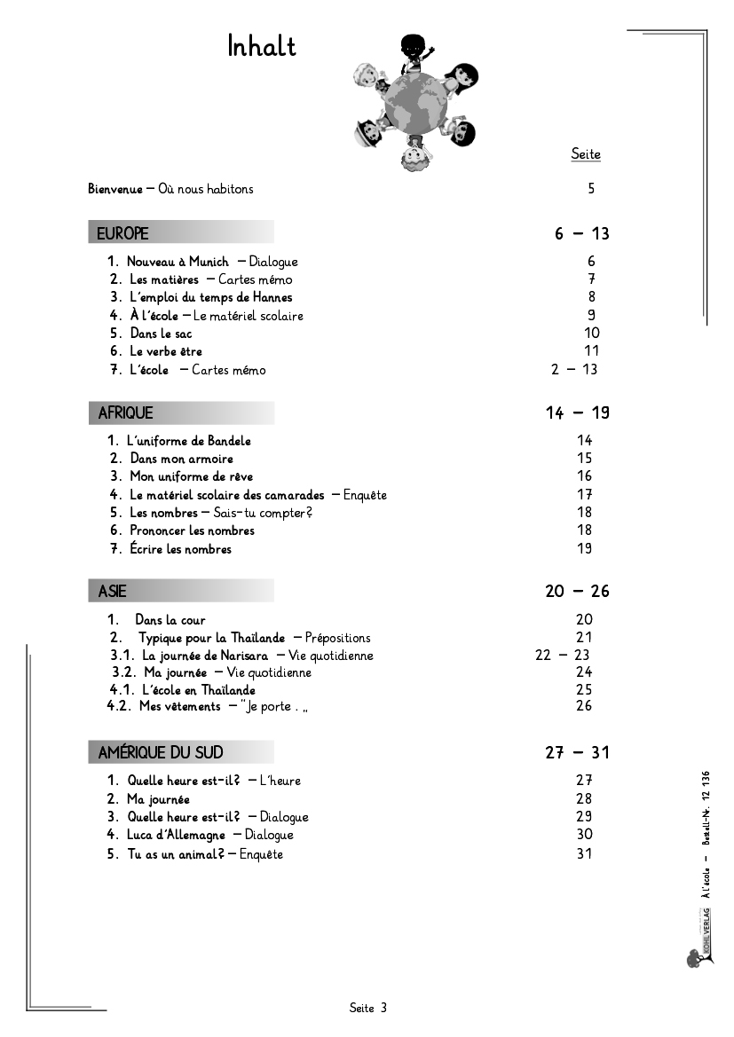 À l'école / Grundschule IV