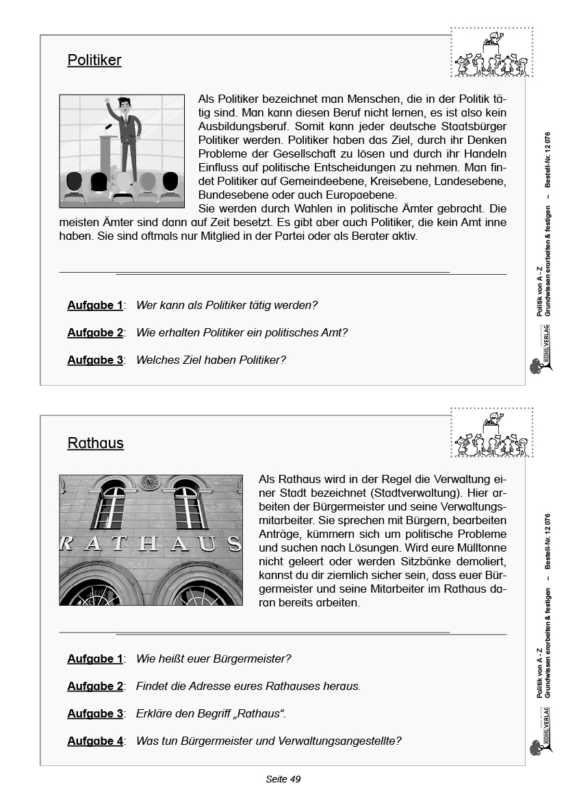 Politik von A bis Z  / Band 1