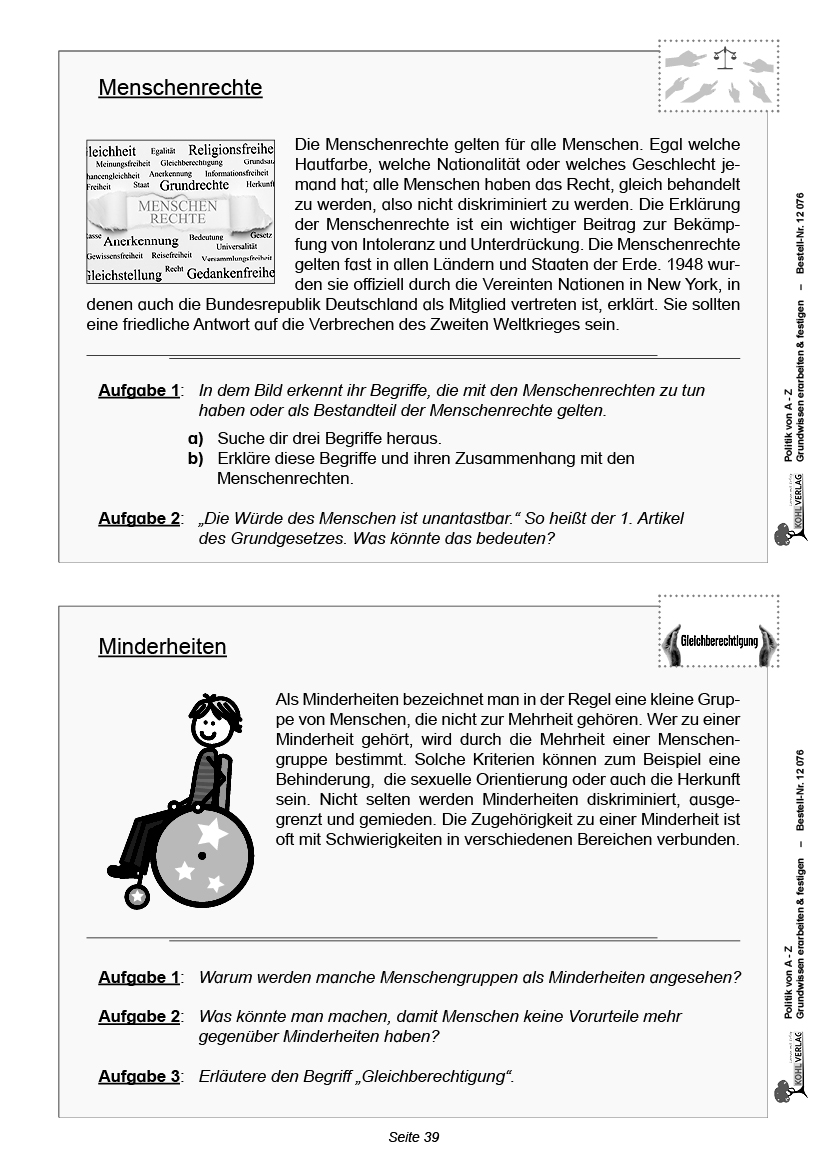 Politik von A bis Z  / Band 1