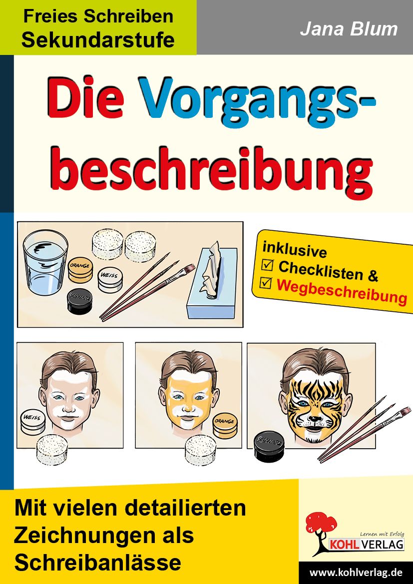 Vorgangsbeschreibung Arbeitsblatt
 Vorgangsbeschreibung für Grundschule